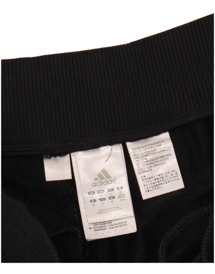 Adidas Womens Tracksuit Trousers UK 14 Large Black Polyester