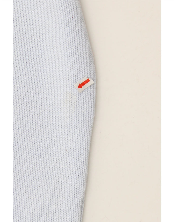ZARA Mens Cardigan Sweater XL Blue Cotton