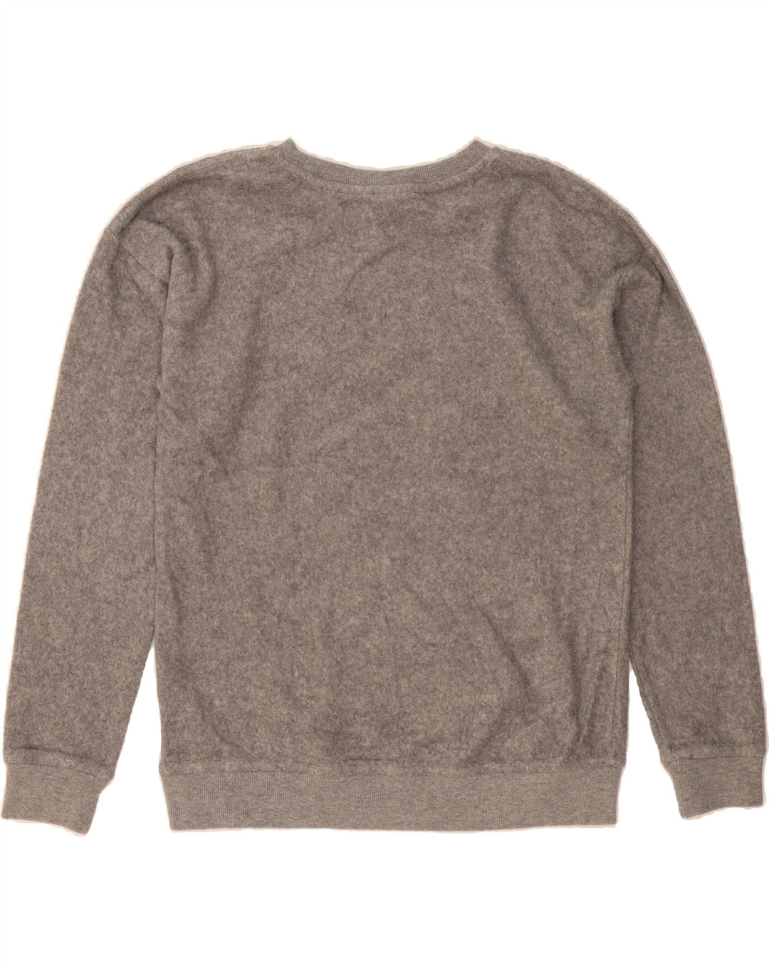 VANS Womens Oversized Sweatshirt Jumper UK 6 XS Grey Cotton Vintage Vans and Second-Hand Vans from Messina Hembry 
