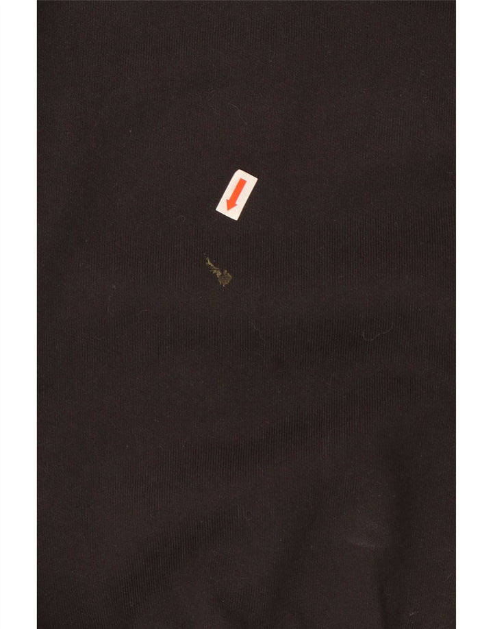 Levi's Womens Sweatshirt Jumper UK 14 Medium Black Cotton