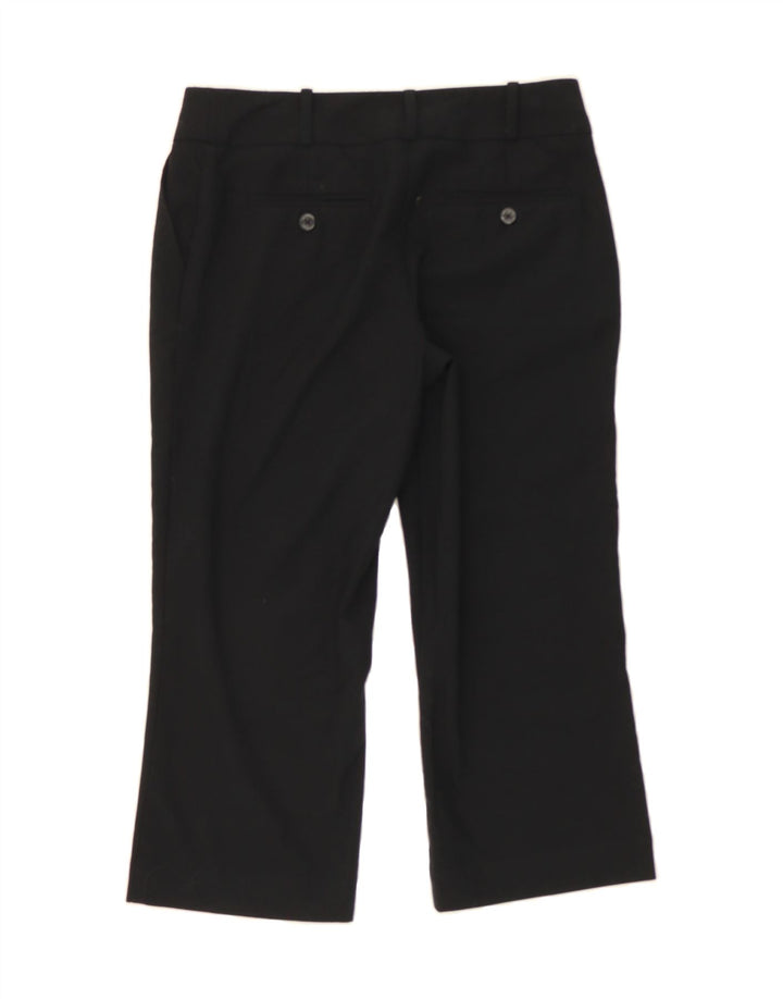 MOSSIMO Womens Straight Capri Trousers US 0 XS W30 L21 Black Polyester Vintage Mossimo and Second-Hand Mossimo from Messina Hembry 