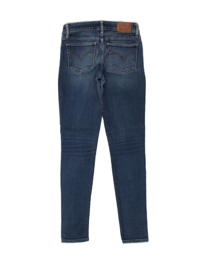 LEVI'S Womens 711 Skinny Jeans W24 L30 Blue Vintage Levi's and Second-Hand Levi's from Messina Hembry 