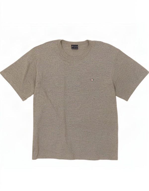 Champion Mens T-Shirt Top XL Grey Flecked