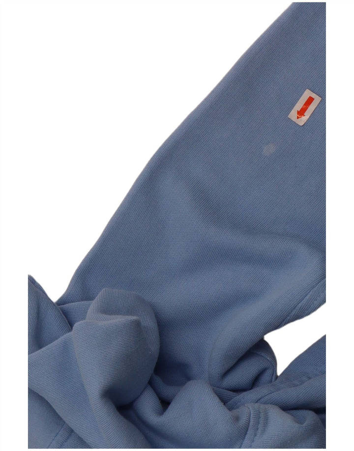 Vineyard Vines Womens Oversized Zip Neck Sweatshirt Jumper UK 10 Small Blue