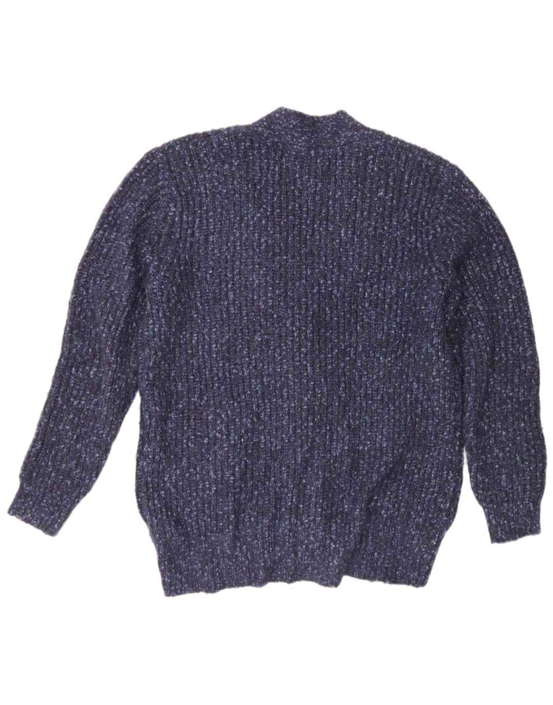 Marks & Spencer Dame oversized cardigan sweater UK 14 Medium Blue Flecked