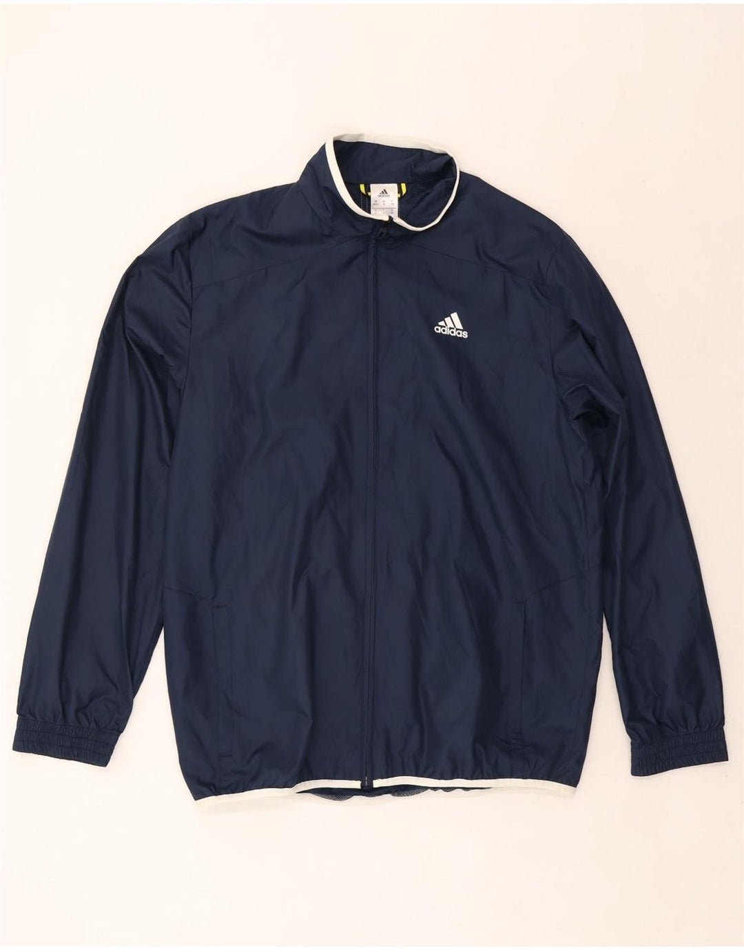 Chaqueta impermeable ADIDAS para hombre UK 40/42 Mediana Azul marino Poliéster