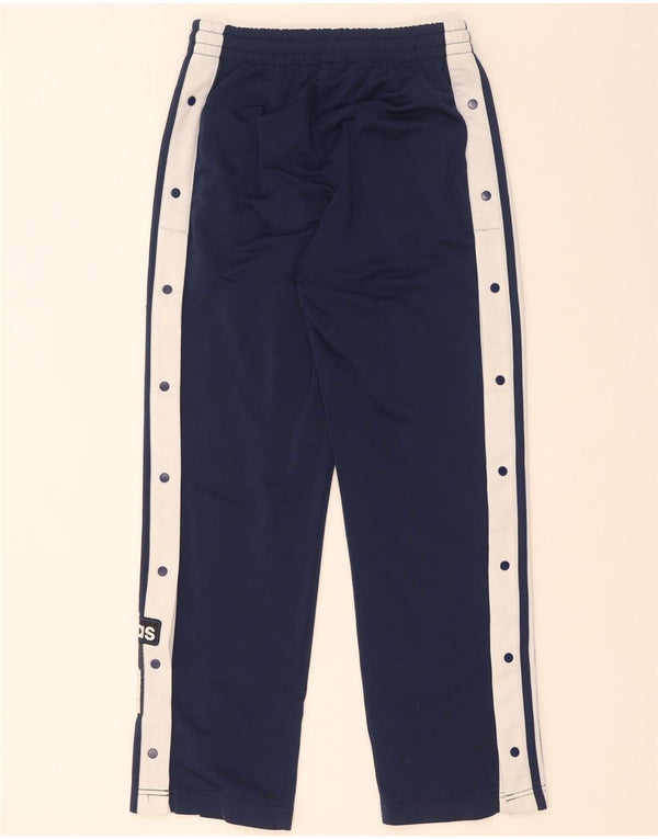 Pantaloni della tuta da donna Adidas UK 8/10 Small Blu Navy Colourblock