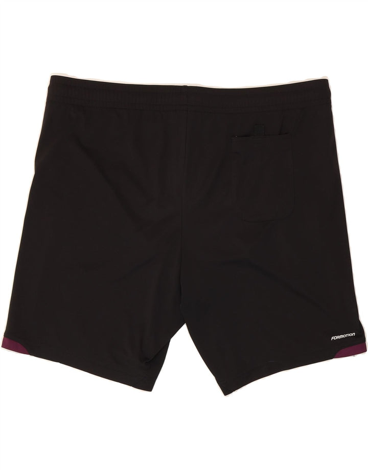 ADIDAS Mens Climalite Sport Shorts 2XL Black Polyester Vintage Adidas and Second-Hand Adidas from Messina Hembry 