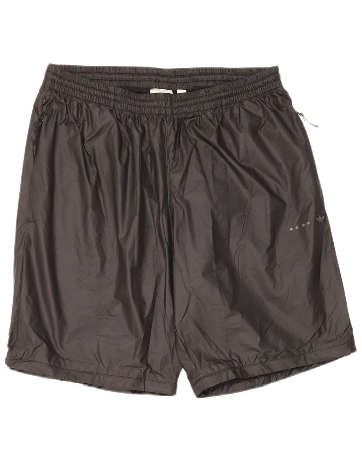 Adidas Short de sport pour homme Large Noir Polyester