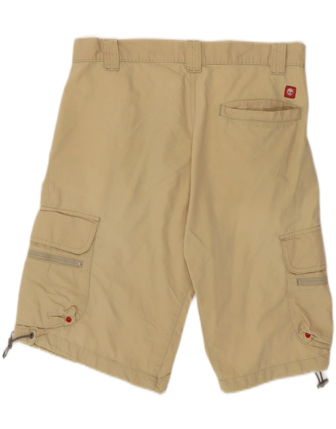 Timberland Mens Cargo Shorts W32 Medium Beige Cotton