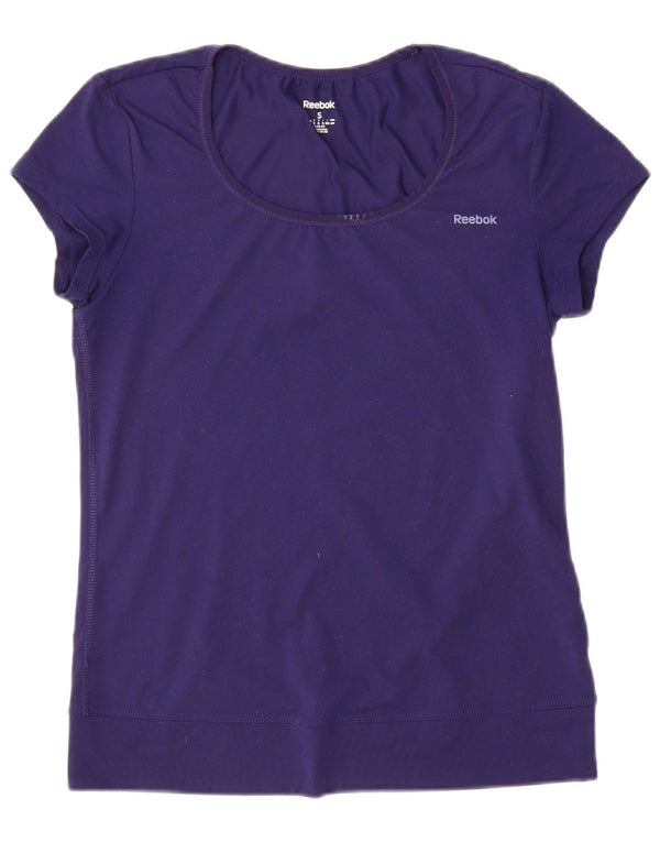 Reebok Damen T-Shirt Top UK 8/10 Small Lila