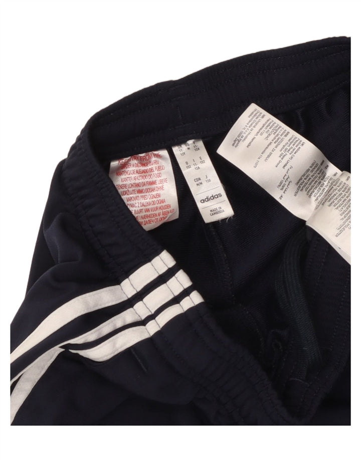 Adidas Boys Tracksuit Trousers 11-12 Years  Navy Blue Polyester
