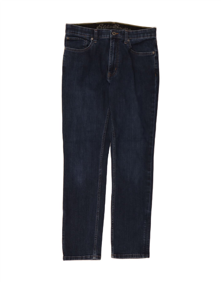 EDDIE BAUER Mens Slim Jeans W32 L32 Navy Blue Cotton Vintage Eddie Bauer and Second-Hand Eddie Bauer from Messina Hembry 