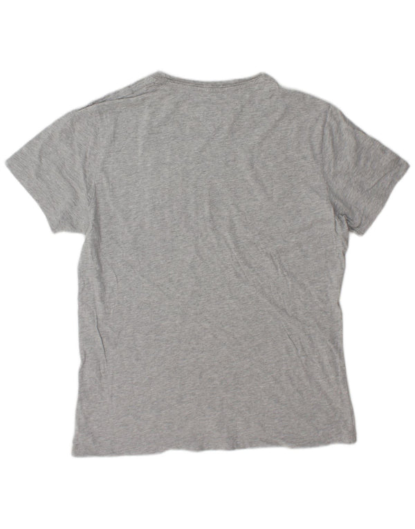 Tommy Hilfiger Mens Graphic T-Shirt Top Large Grey