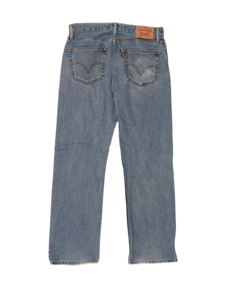 Levi's Herre 505 Straight Jeans W33 L30 Blå Bomuld