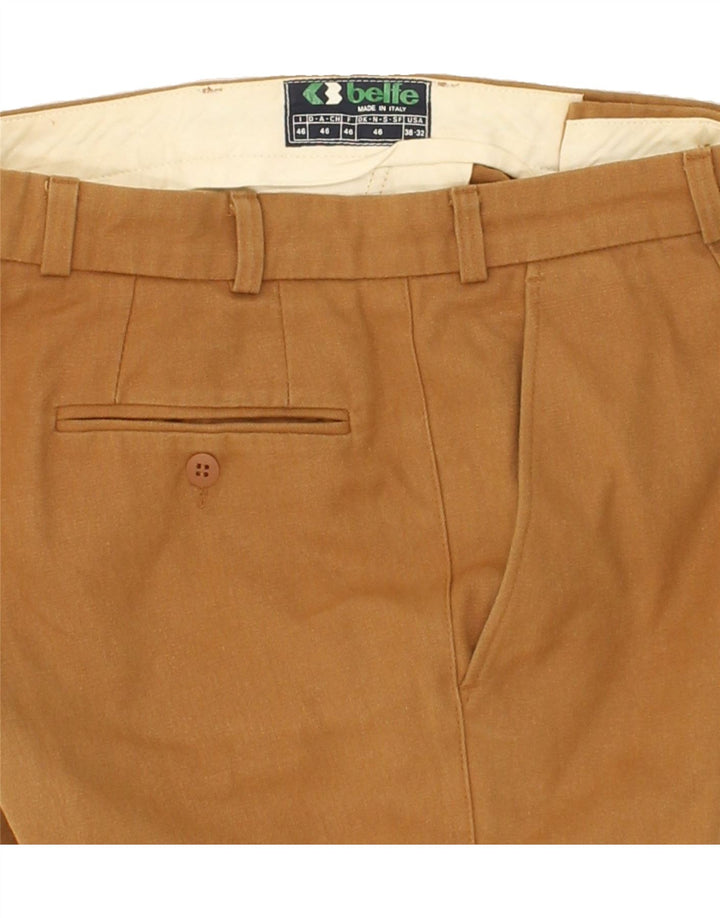 BELFE Womens Chino Shorts IT 46 Large W32  Brown Cotton Vintage Belfe and Second-Hand Belfe from Messina Hembry 
