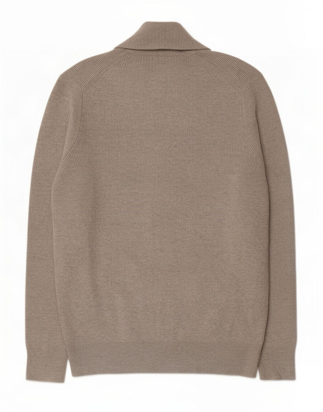 Maglione cardigan con collo a scialle da uomo Marks & Spencer poliestere grigio medio