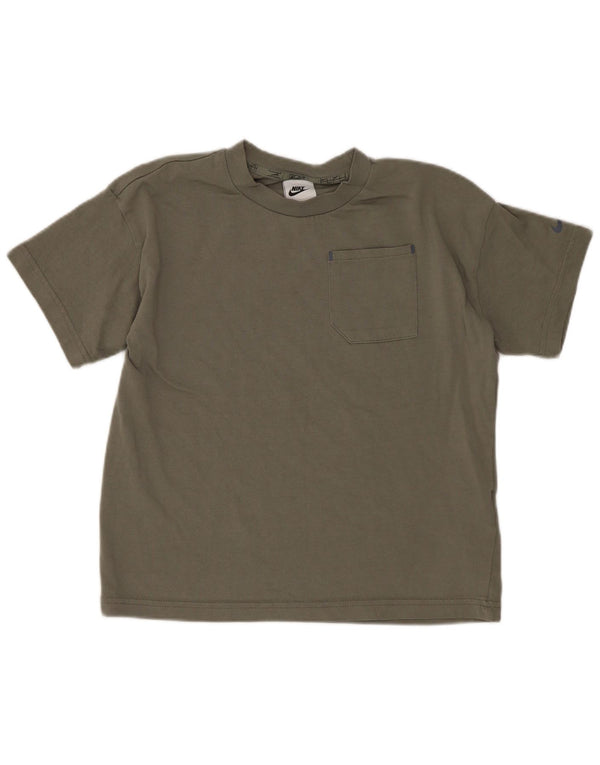 Nike Boys T-Shirt Top 10-11 år Medium Khaki