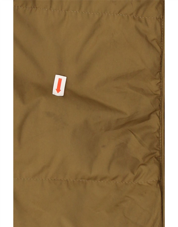 SUPERDRY Womens Hooded Padded Coat UK 10 Small Beige Polyester Vintage Superdry and Second-Hand Superdry from Messina Hembry 