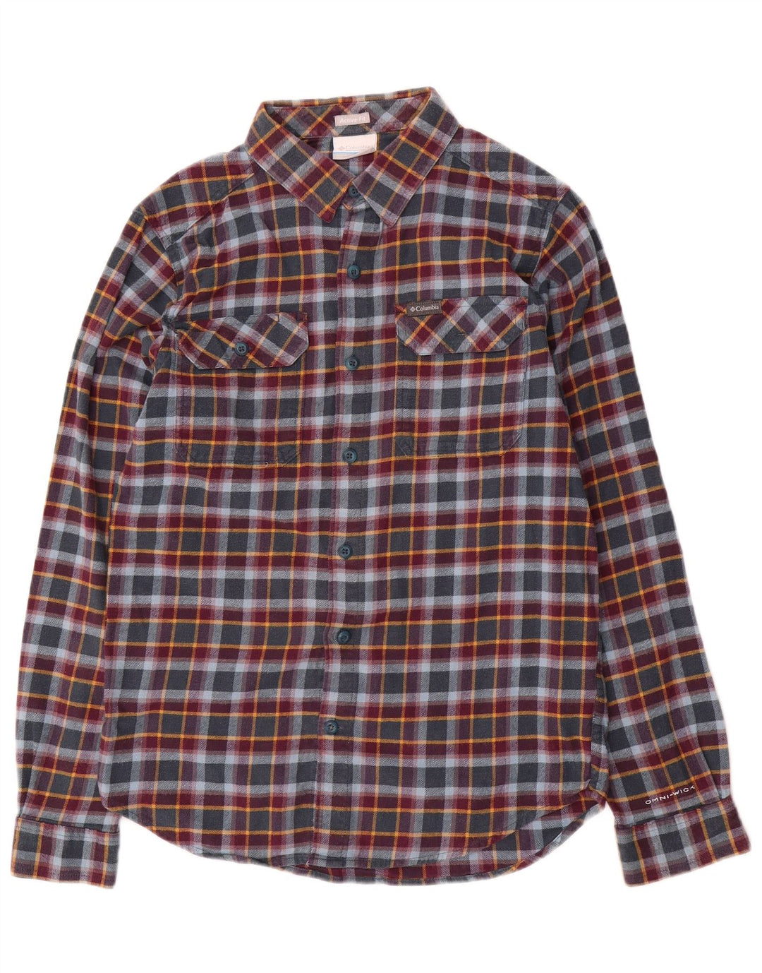 Columbia Chemise Active Flannel Homme Petit Carreau Multicolore Coton