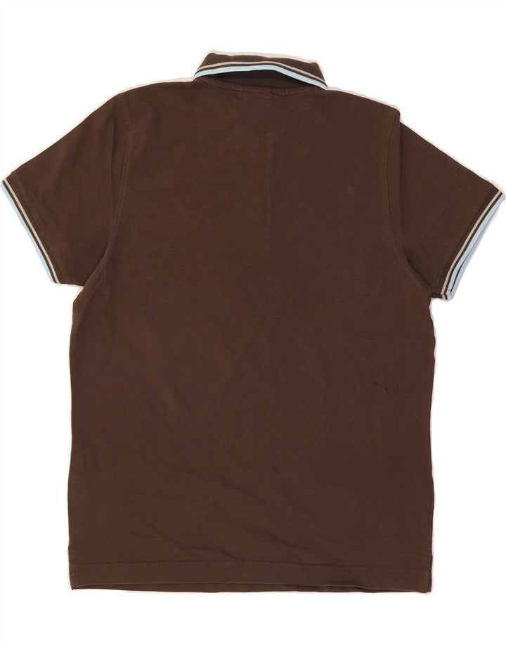 LOTTO Mens Polo Shirt Medium Brown Vintage Lotto and Second-Hand Lotto from Messina Hembry 