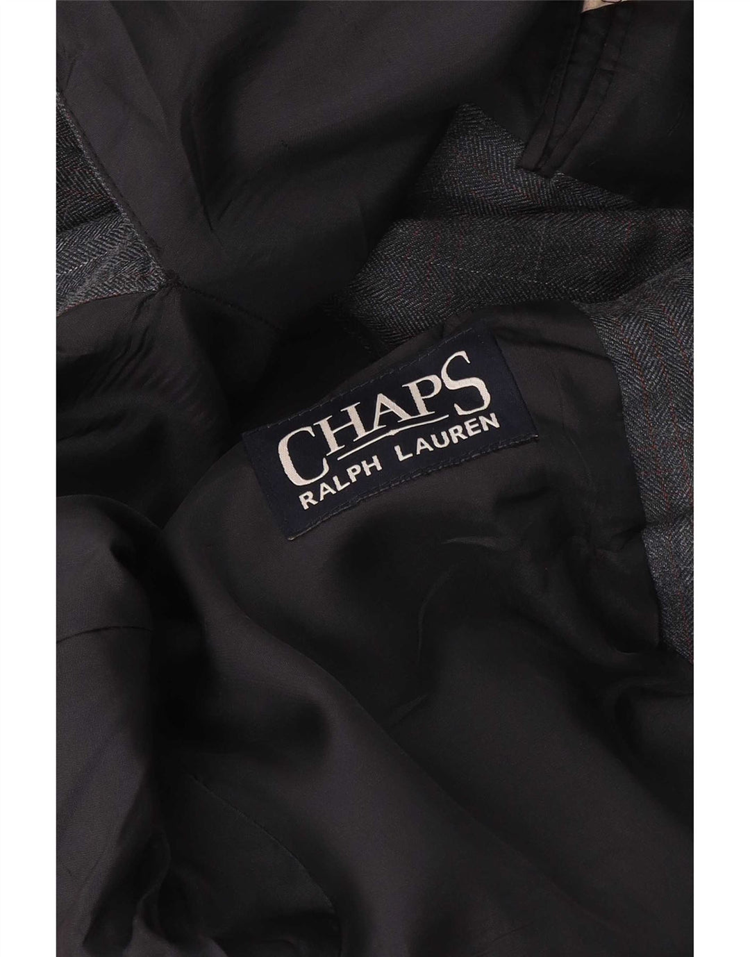 Chaps Veste blazer à 2 boutons pour homme UK 42 XL Bleu marine à carreaux