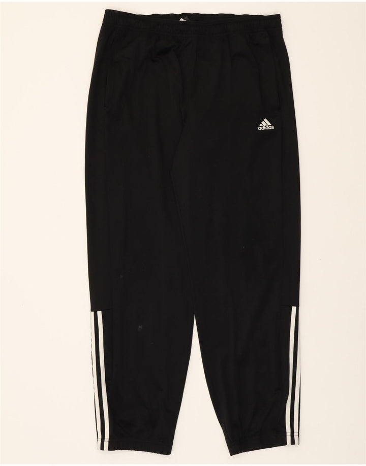ADIDAS Mens Climalite Tracksuit Trousers Large  Black Polyester Vintage Adidas and Second-Hand Adidas from Messina Hembry 