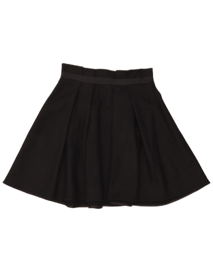 PATRIZIA PEPE Dame Firenze Flared Skirt IT 42 Medium W30 Sort Uld