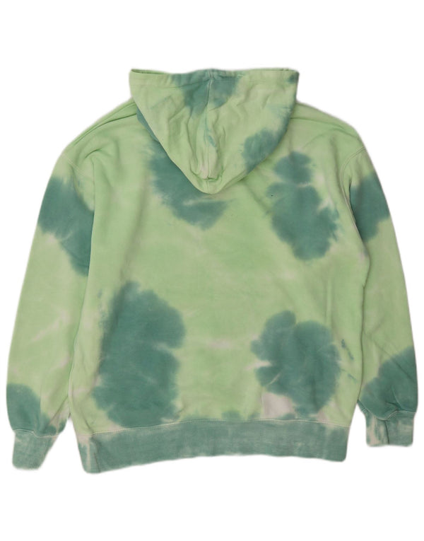 Maglione con cappuccio grafico Zara per ragazzi 11-12 anni in cotone verde tie dye