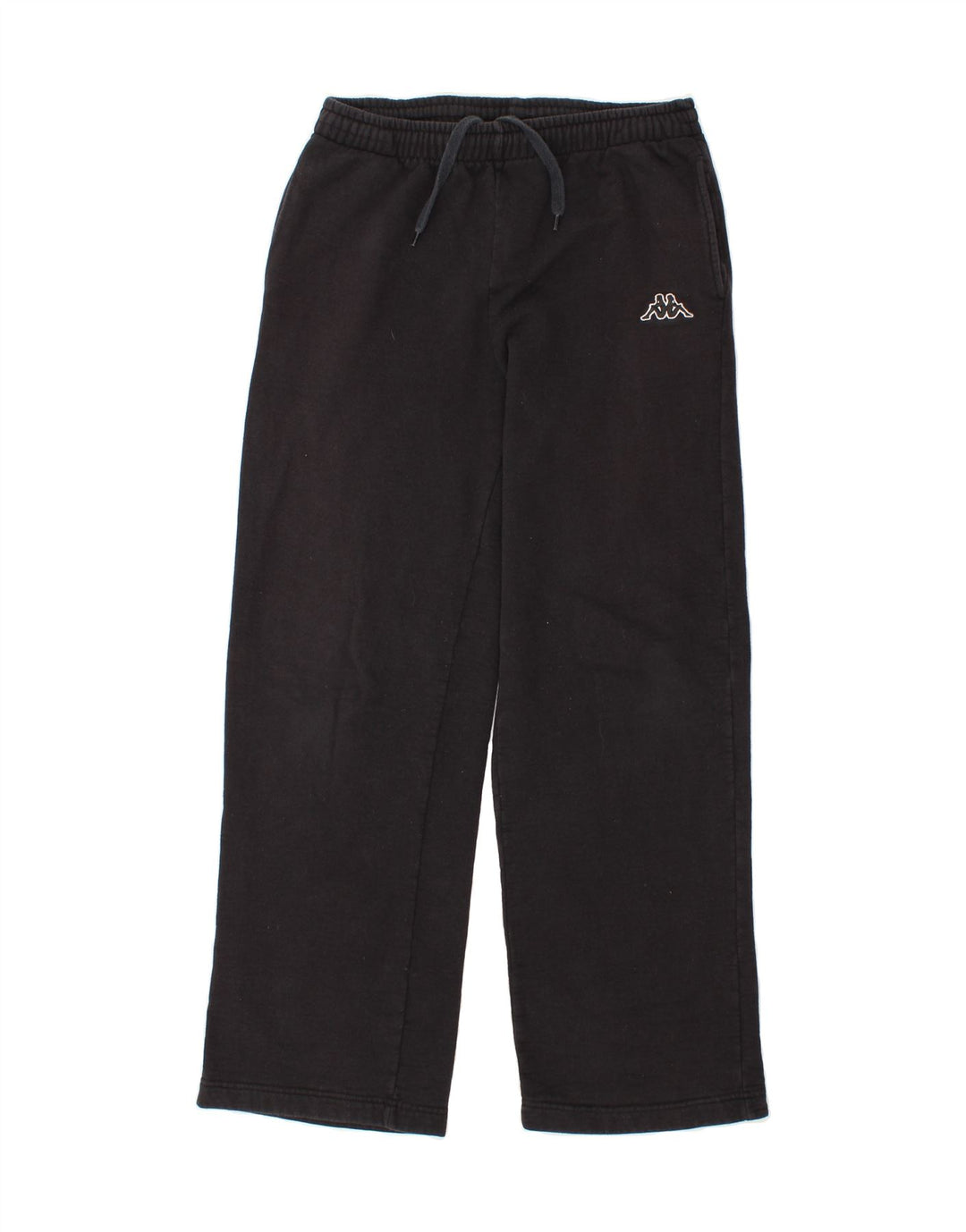 KAPPA Womens Tracksuit Trousers  UK 14 Medium Black Cotton Vintage Kappa and Second-Hand Kappa from Messina Hembry 