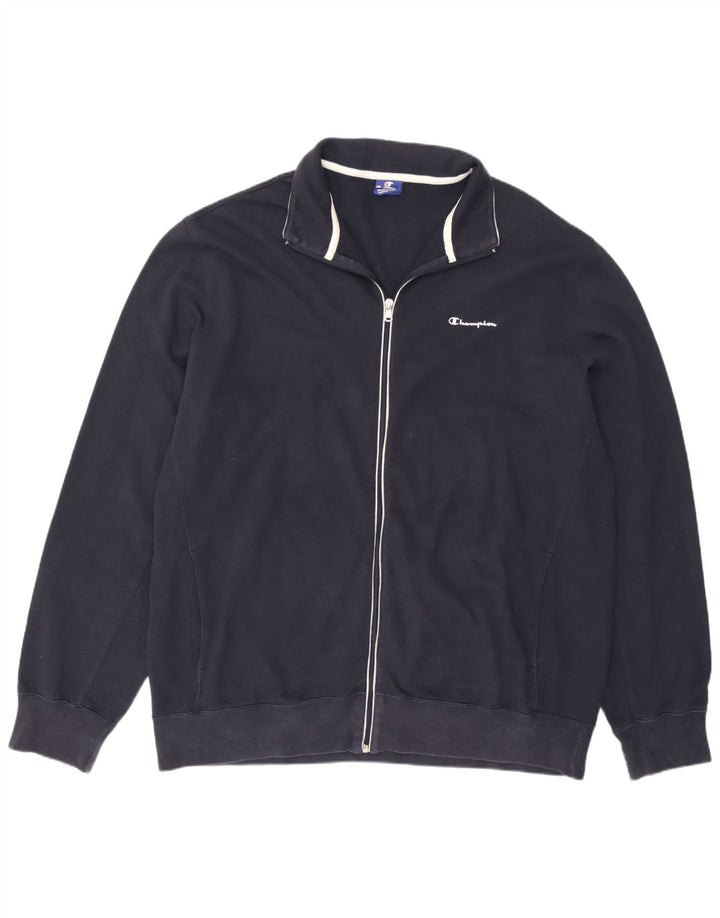 Champion Mens Tracksuit Top Jacket 4XL Navy Blue