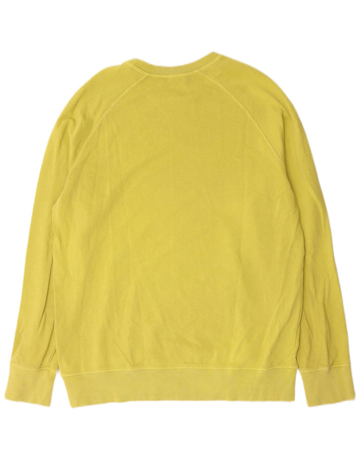 Liu Jo Mens Sweatshirt Jumper XL Yellow Cotton