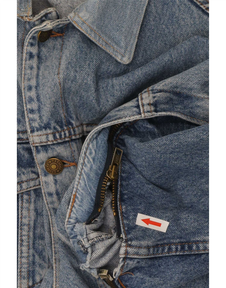 Casucci Mens Regular Fit Denim Jacket UK 38 Medium Blue