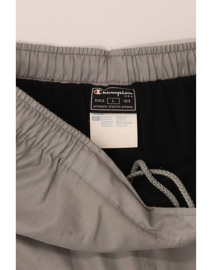 Champion Pantalon De Survêtement Homme Large Gris Polyester