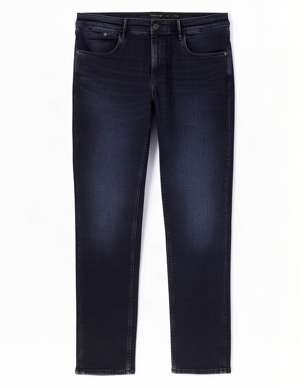 Massimo Dutti Ανδρικό Slim Jeans EU 42 Large W32 L32 Navy Blue Cotton