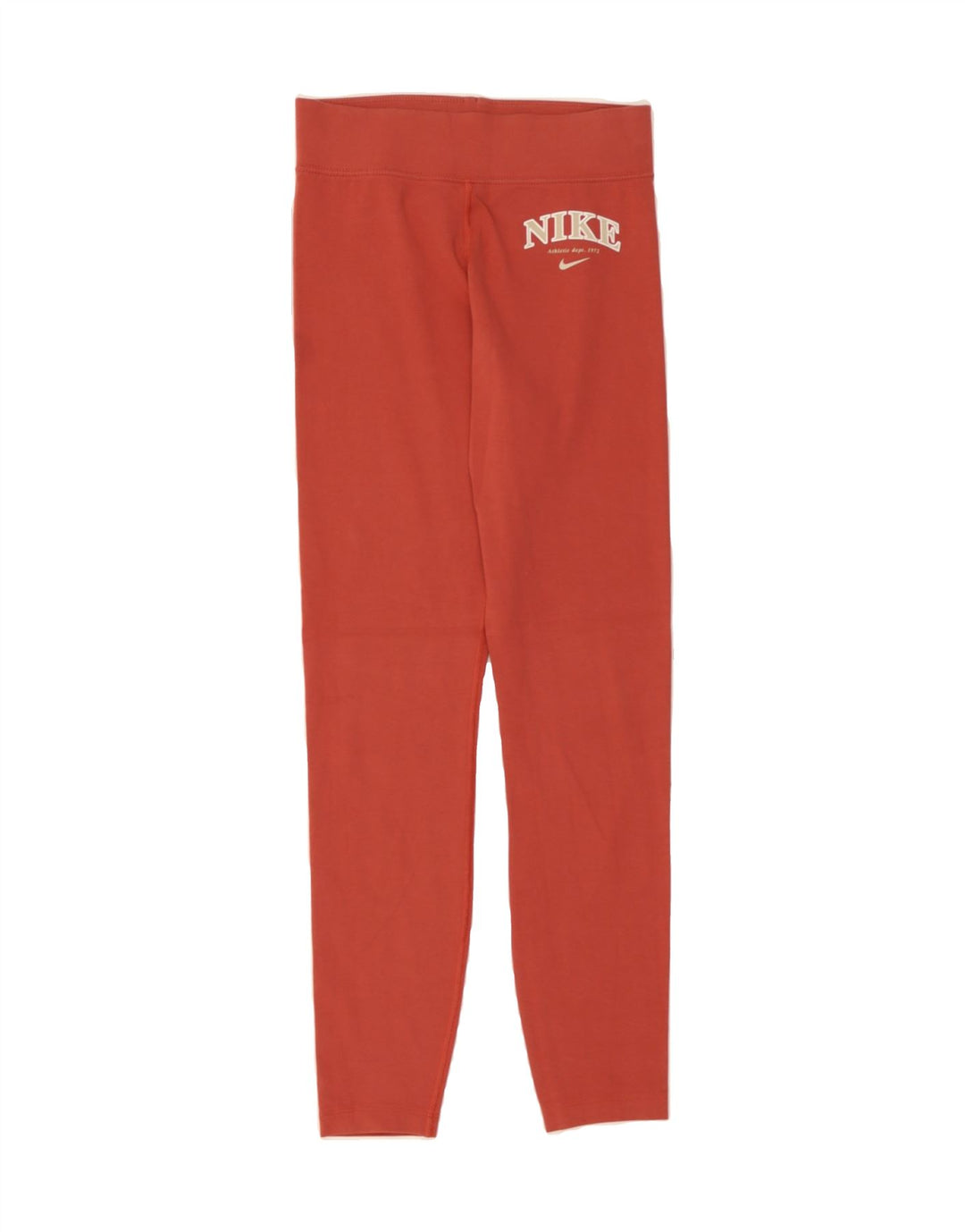 NIKE Womens Graphic Leggings UK 8 Small  Red Cotton Vintage Nike and Second-Hand Nike from Messina Hembry 