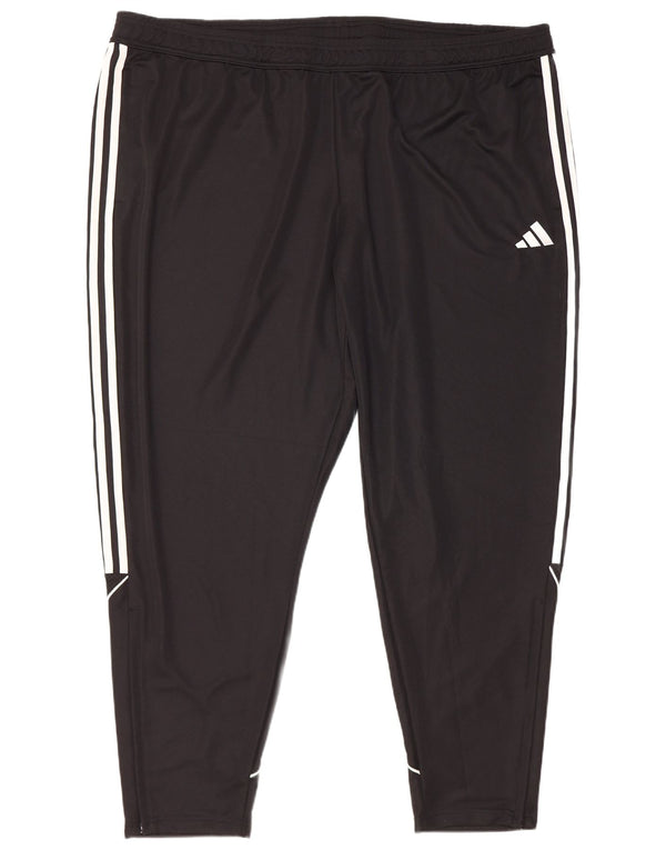 Adidas Mens Aeroready Regular Fit Tracksuit Trousers 4XL Black Sports