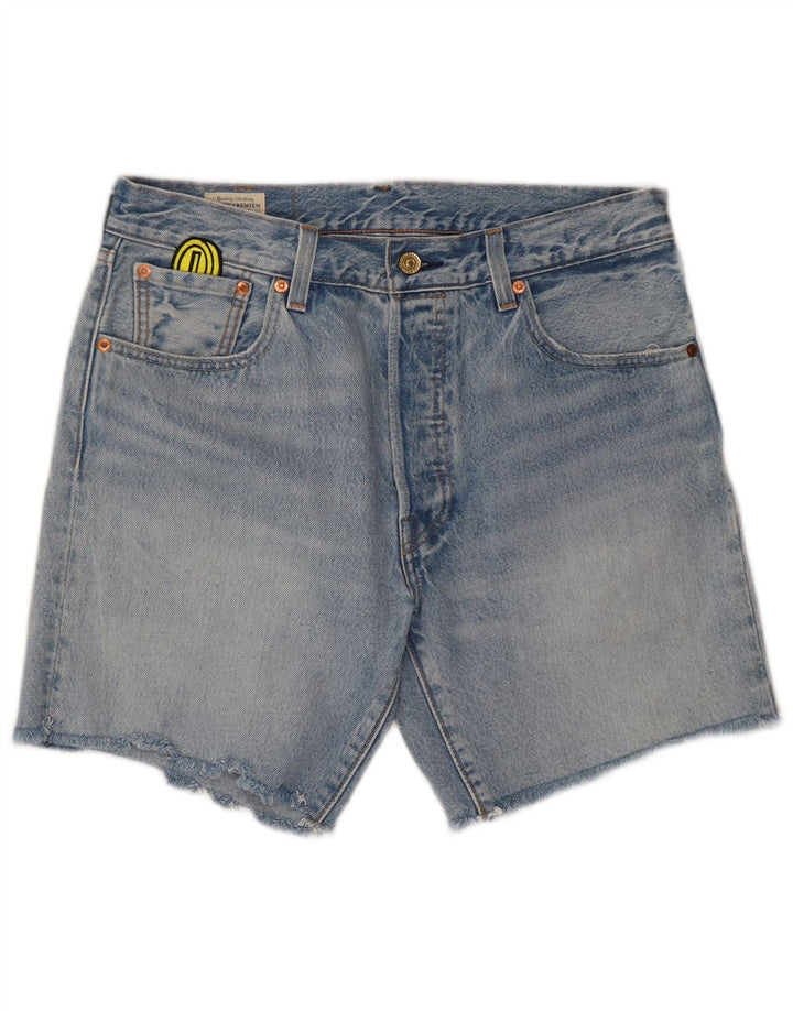 Levi's Mens 501 Denim Shorts W32 Medium Blue Cotton
