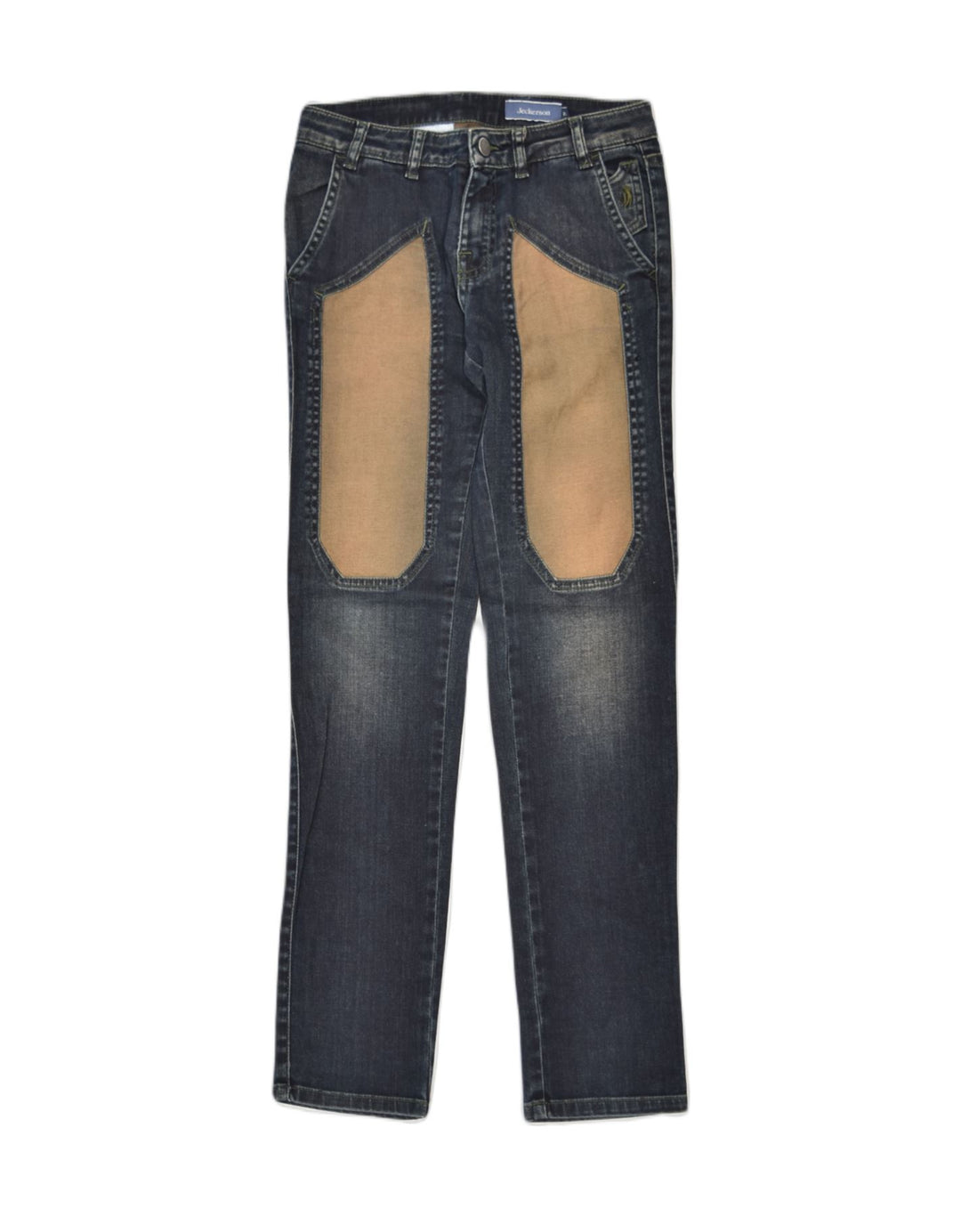 JECKERSON Womens Slim Jeans W26 L28 Navy Blue Cotton | Vintage | Thrift | Second-Hand | Used Clothing | Messina Hembry 