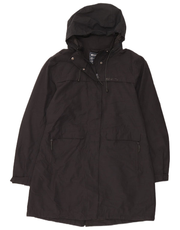 Mountain Warehouse Damen-Parka mit Kapuze, UK 18, XL, schwarze Baumwolle
