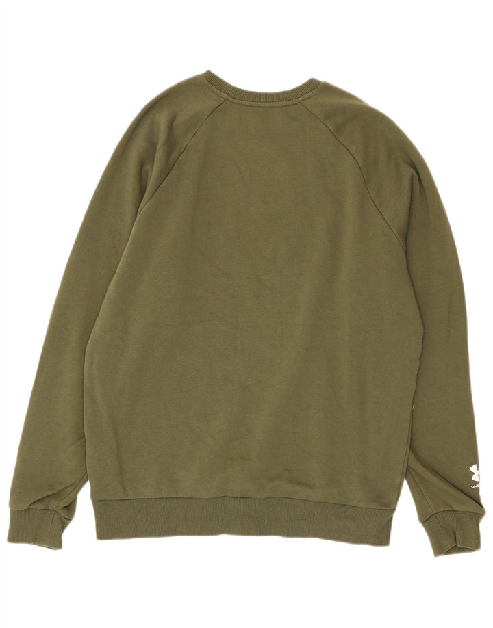 Under Armour Ανδρικό γραφικό φούτερ Jumper Medium Khaki Βαμβακερό