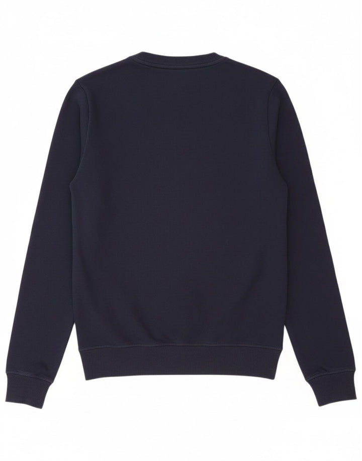 TOMMY HILFIGER Mens Graphic Sweatshirt Jumper Medium Navy Blue Cotton