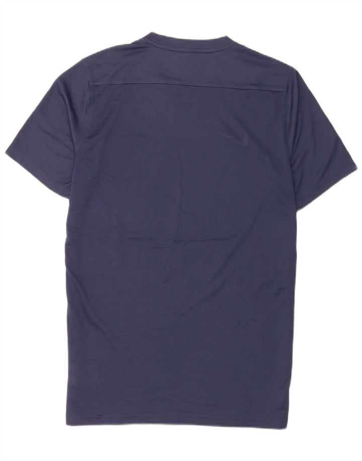 T-shirt Nike Dri Fit da uomo, taglia grande, in poliestere blu navy