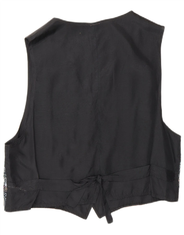 gilet femme vintage IT 46 Grand Floral Multicolore