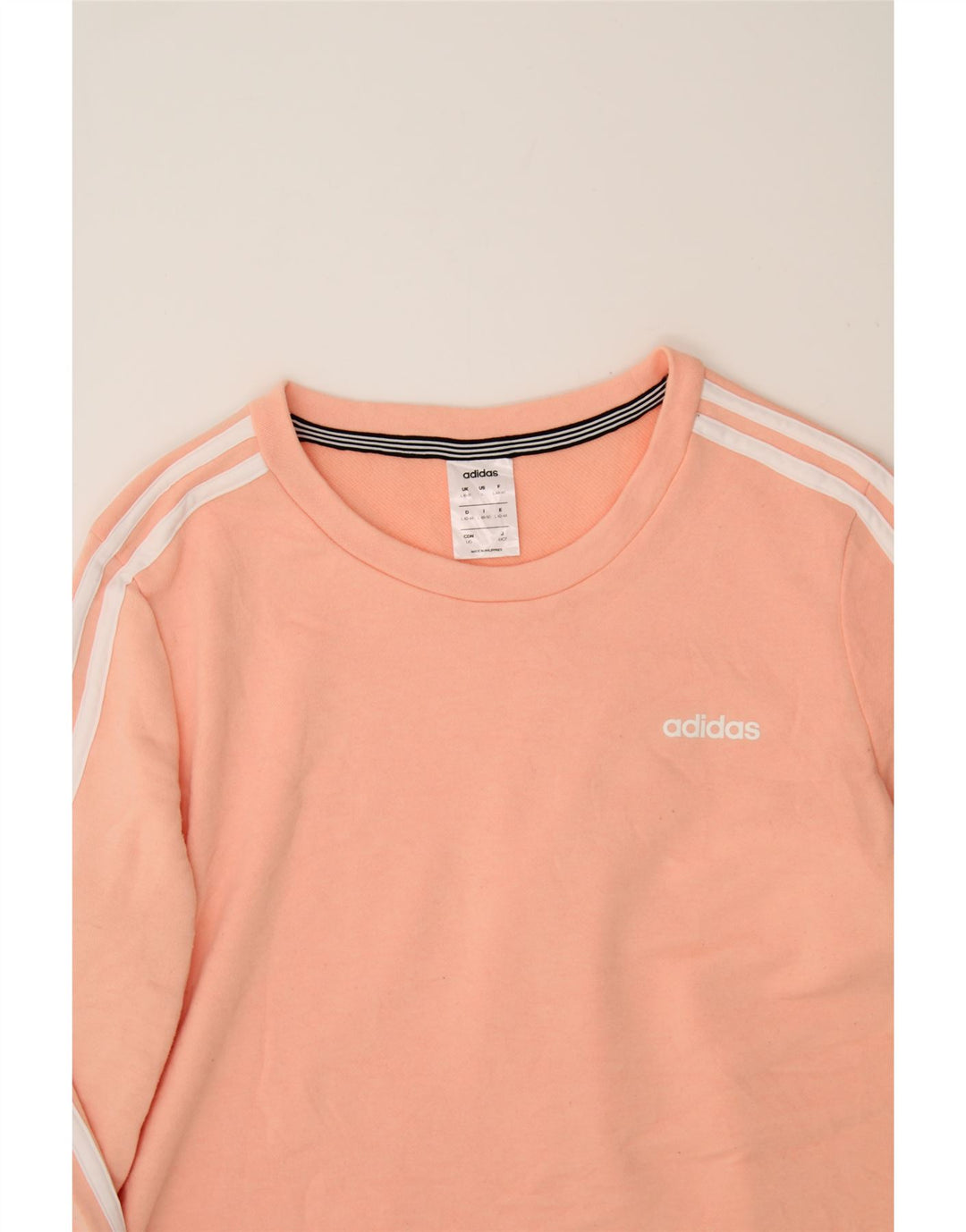 ADIDAS Womens Sweatshirt Jumper UK 16/18 Large Pink Polyester Vintage Adidas and Second-Hand Adidas from Messina Hembry 
