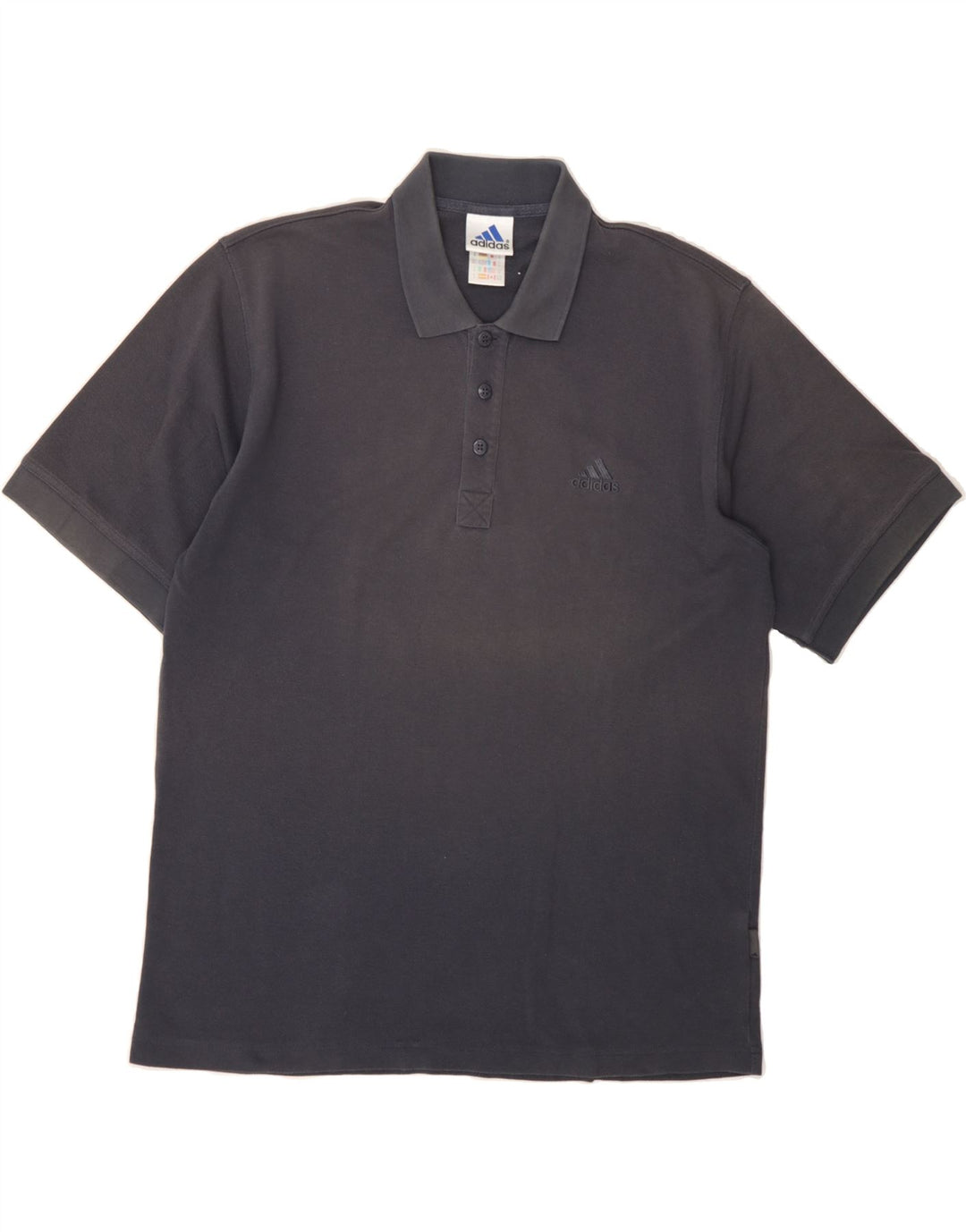 ADIDAS Mens Polo Shirt UK 40/42 Medium Black Vintage Adidas and Second-Hand Adidas from Messina Hembry 