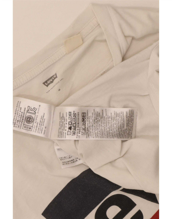 Tricou grafic pentru bărbați Levi's Top Medium White Bumbac