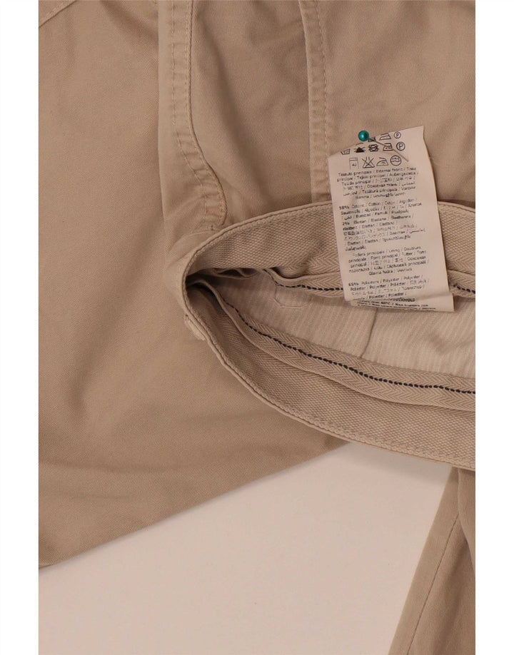 Liu Jo Mens Cargo Shorts IT 46 Small W30  Beige Cotton