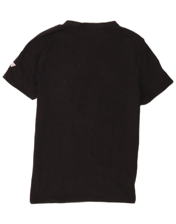 Guess T-shirt grafica da uomo slim fit grande nera