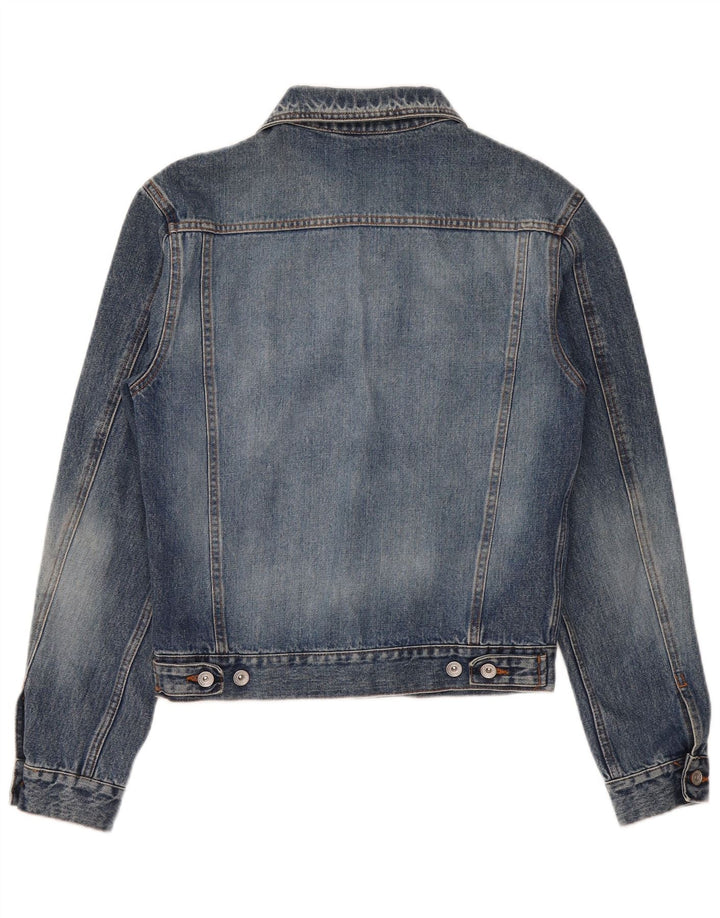 DKNY Mens Denim Jacket UK 36 Small Blue Cotton